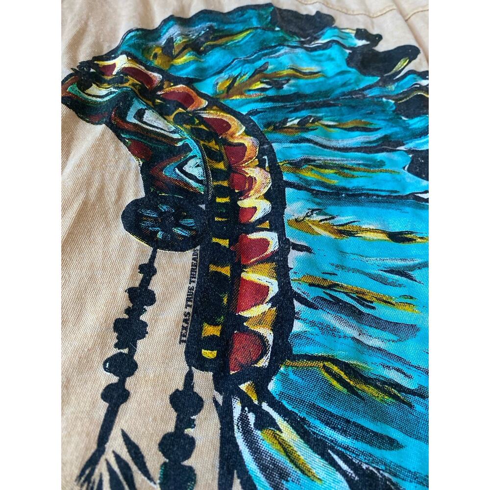 Texas True Threads Callie Ann Stelter Headdress Long Sleeve T Shirt Size L